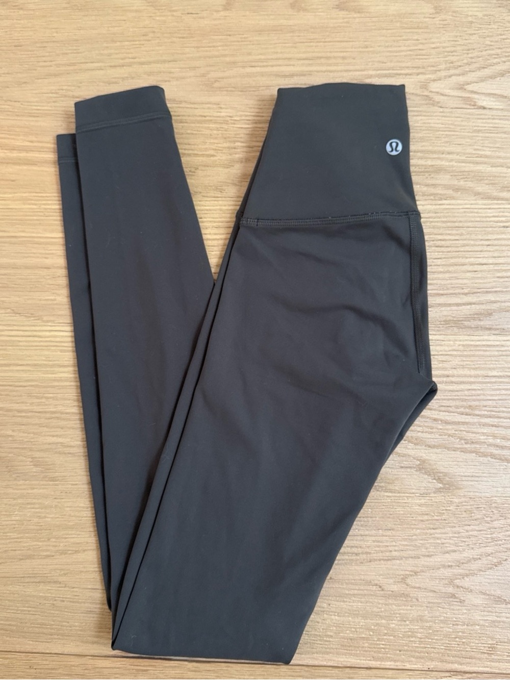 Grey Lululemon Wunder Under high-waisted leggings Size 2